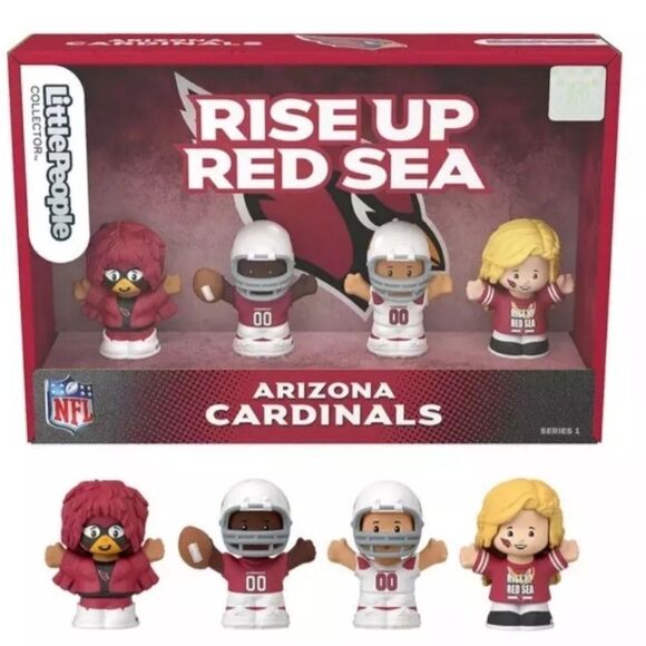 NIB 🏈 FISHER- PRICE LITTLE PEOPLE NFL COLLECTOR SET- ARIZONA CARDINALS - Picture 1 of 4